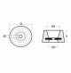 Vetus round anode with steel insert Ø78 H45 - 803503 - RKCV